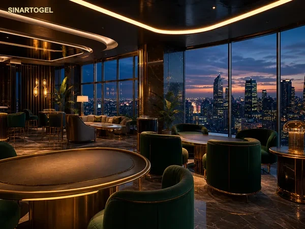 Tampilan pilihan permainan Roulette, Sicbo, dan Baccarat